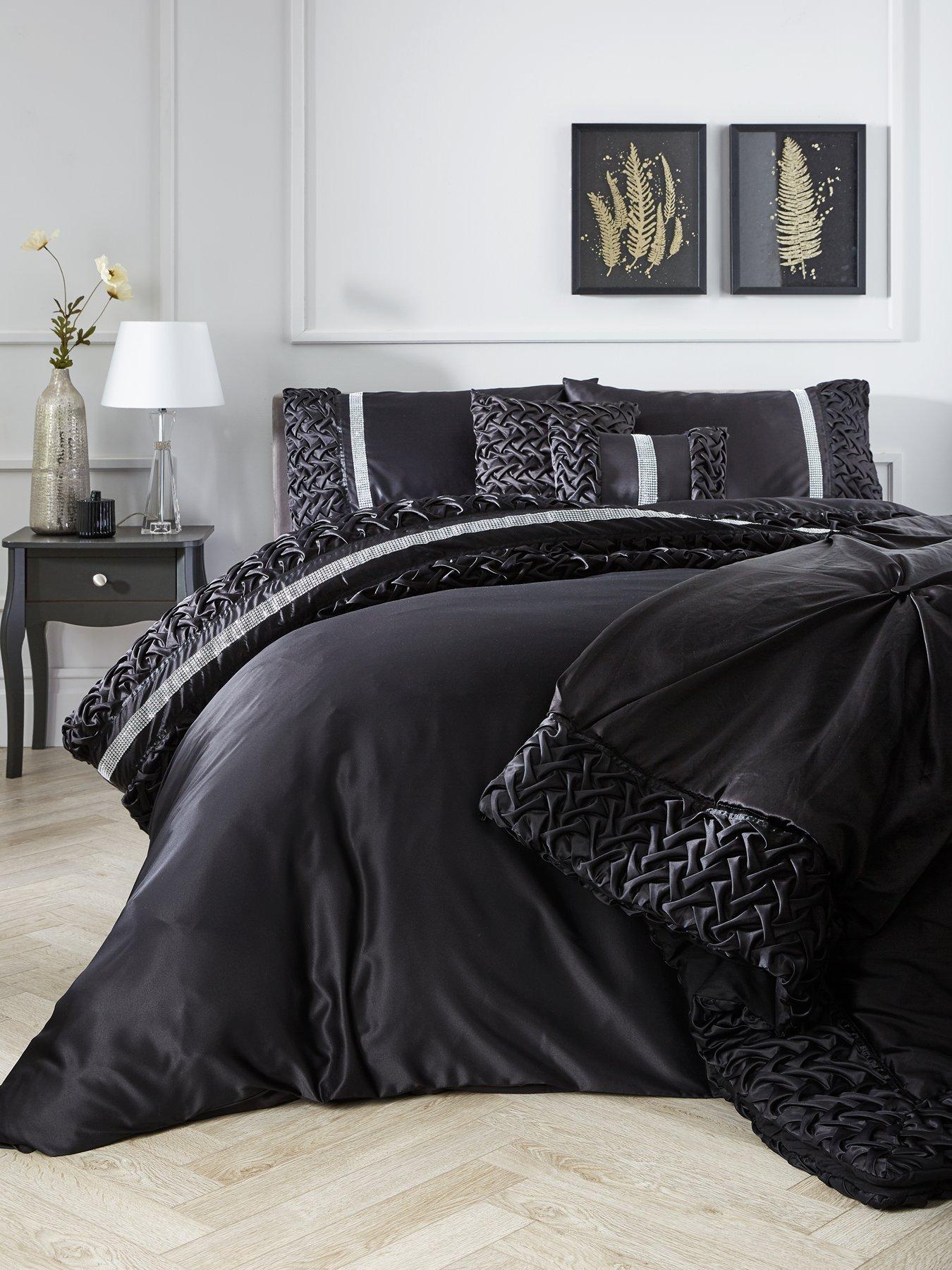 Black Duvet Covers Bedding Home Garden Www