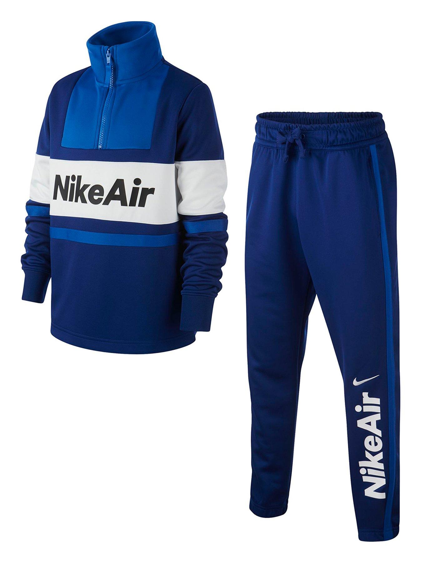 royal blue nike sweat suit