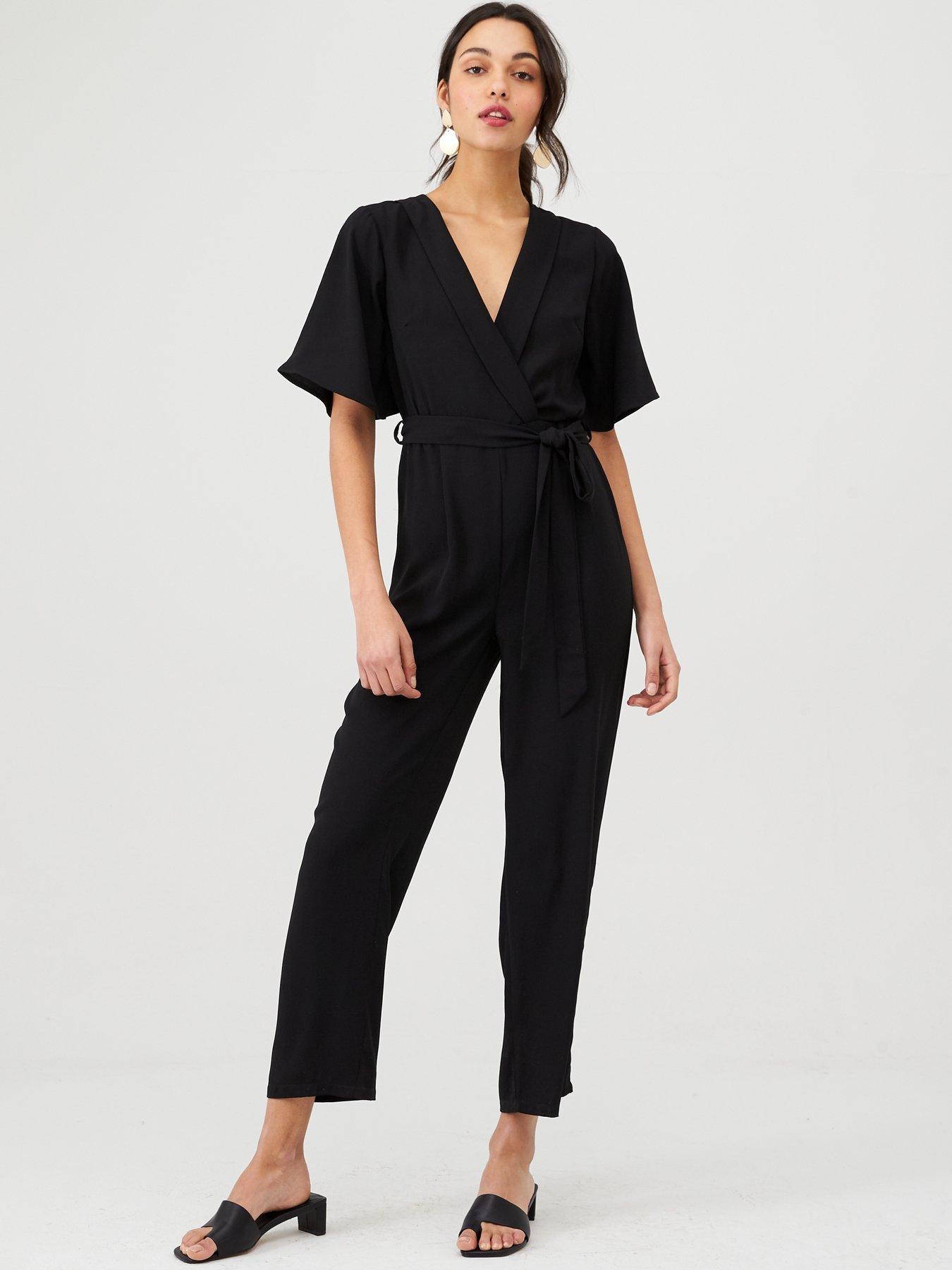 very black jumpsuit