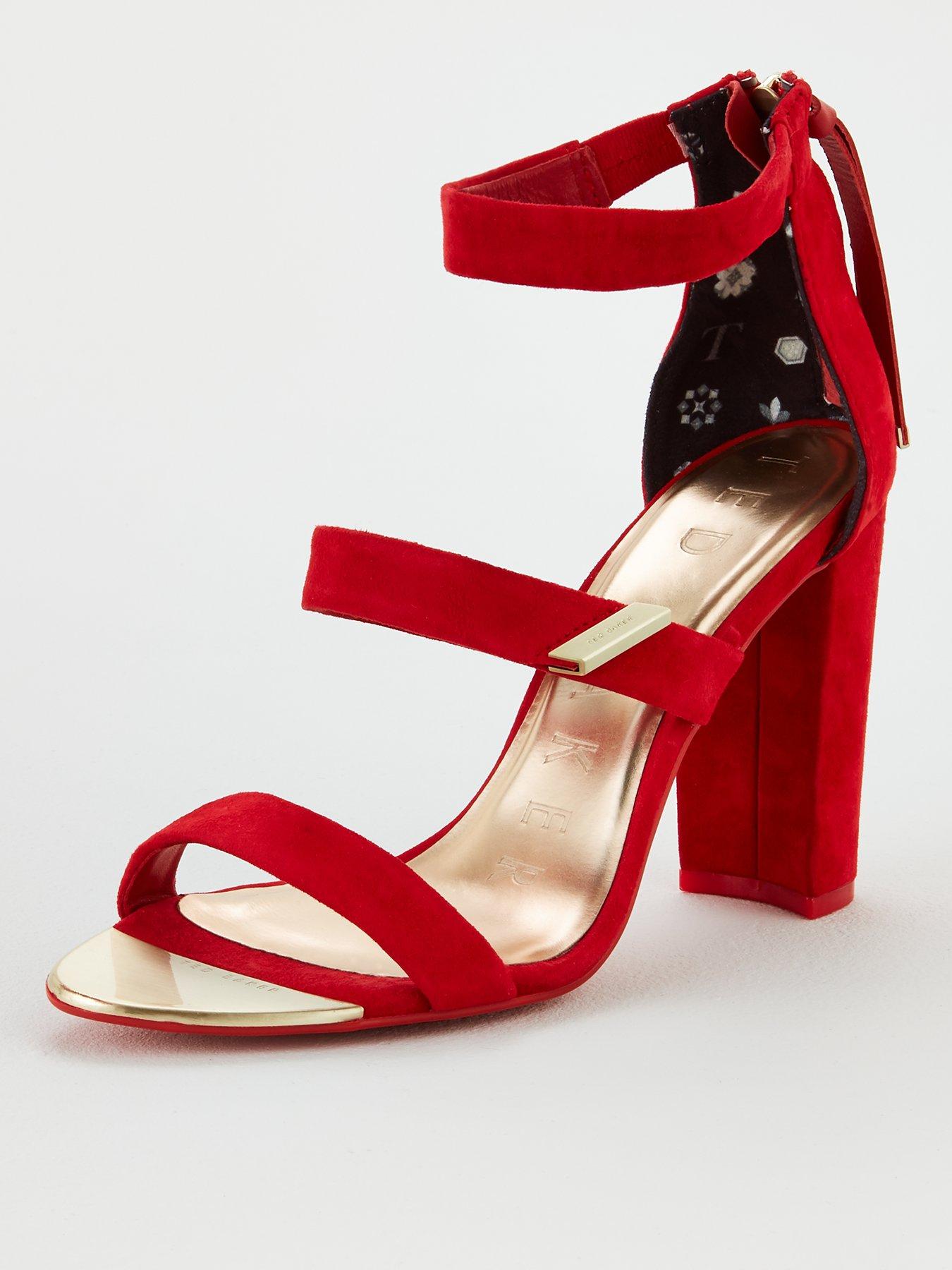 ted baker red sandals
