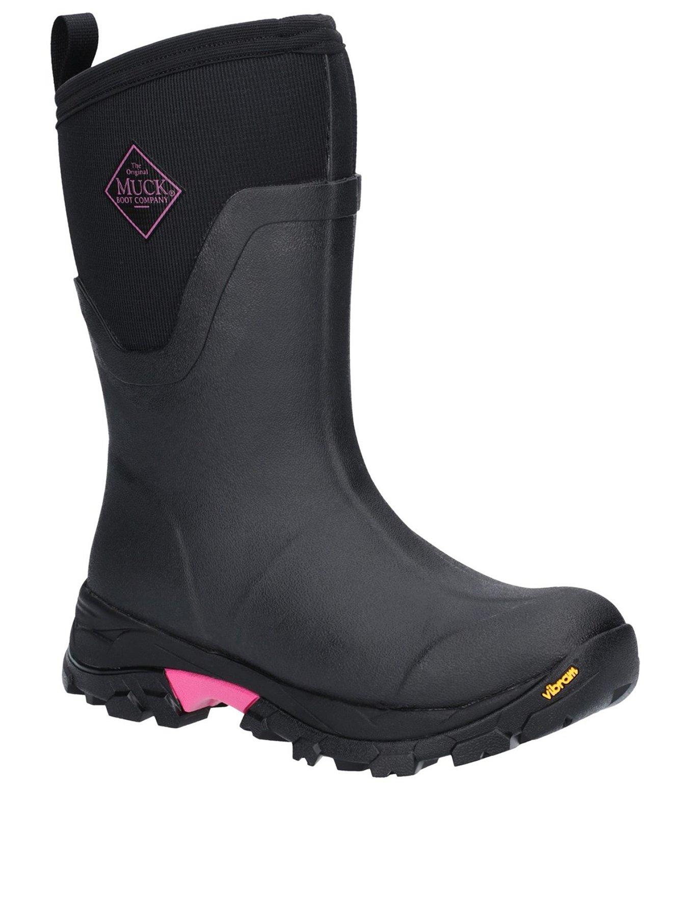 pink mud boots