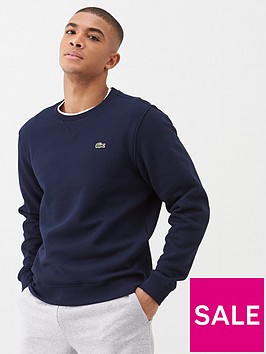 lacoste-sports-classic-sweatshirt-navy