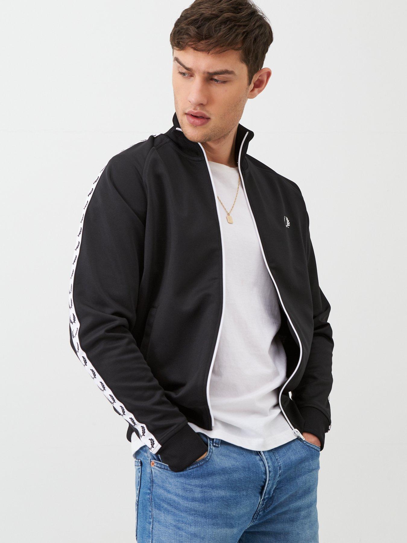 fred perry tape track top
