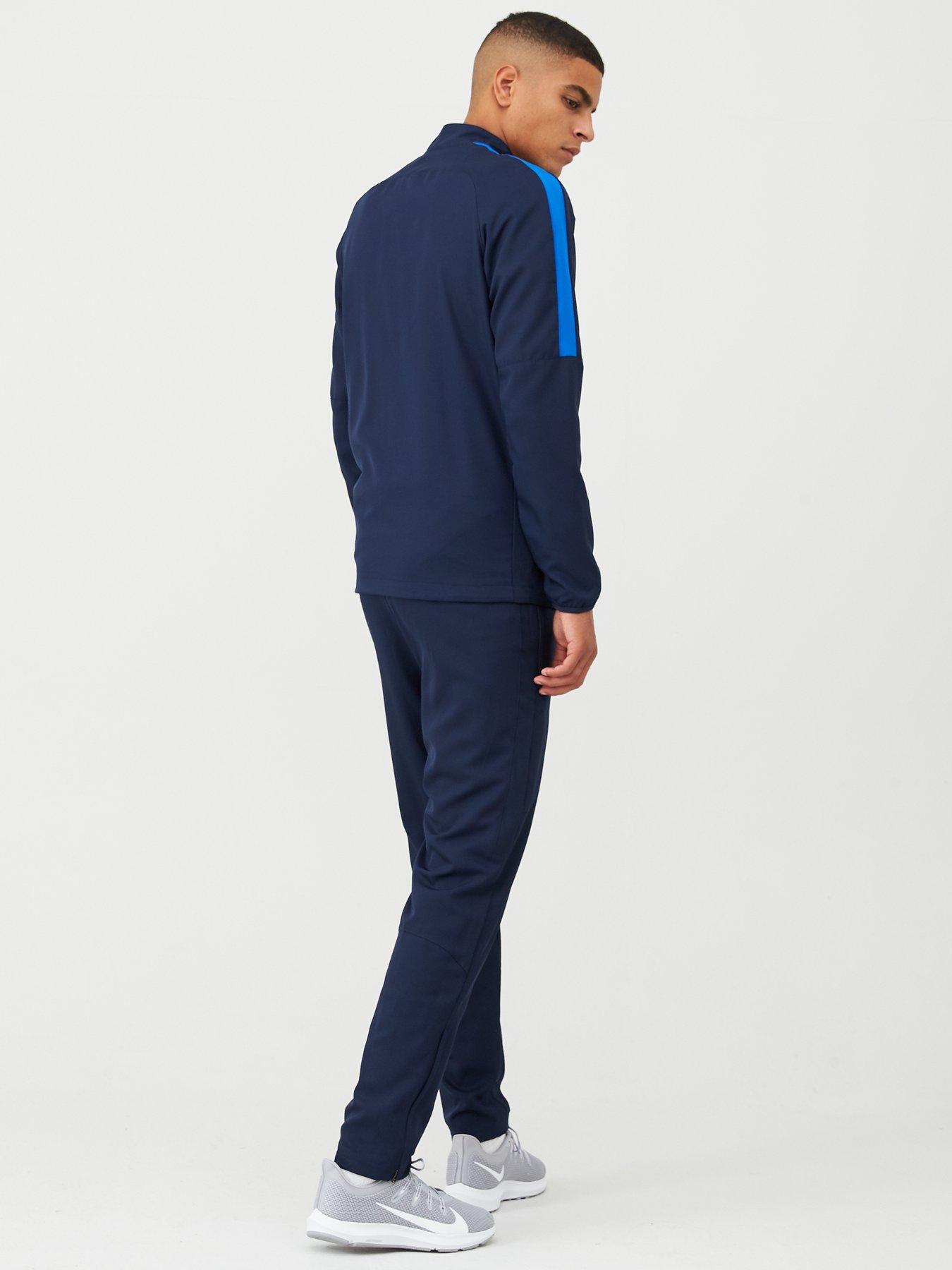 nike academy tracksuit navy