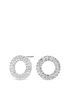 simply-silver-cubic-zirconia-open-round-double-pave-stud-earringsfront