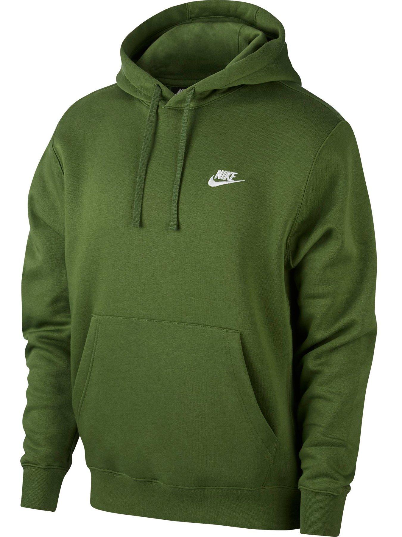 nike green hoodie mens