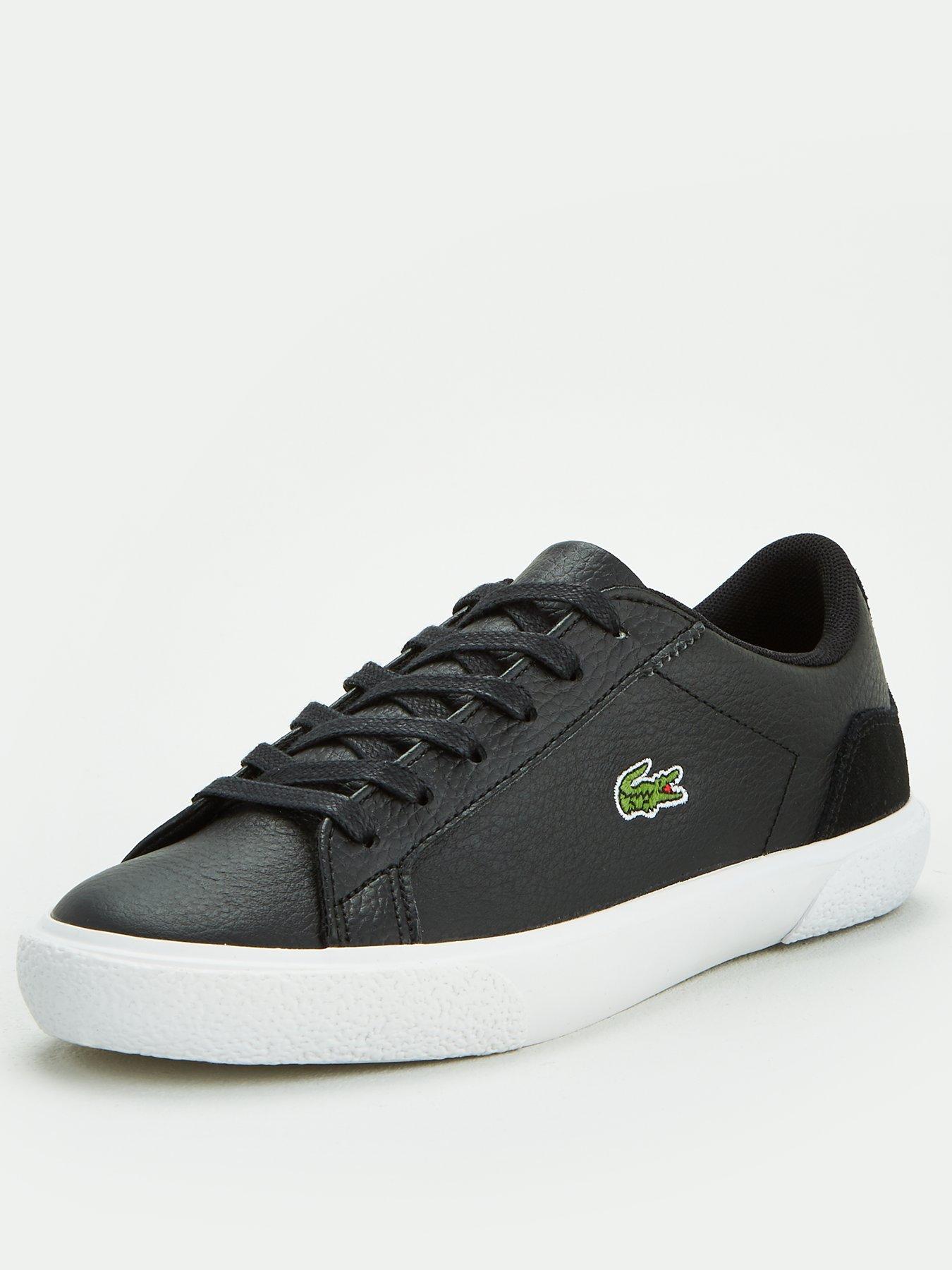 womens lacoste trainers black 