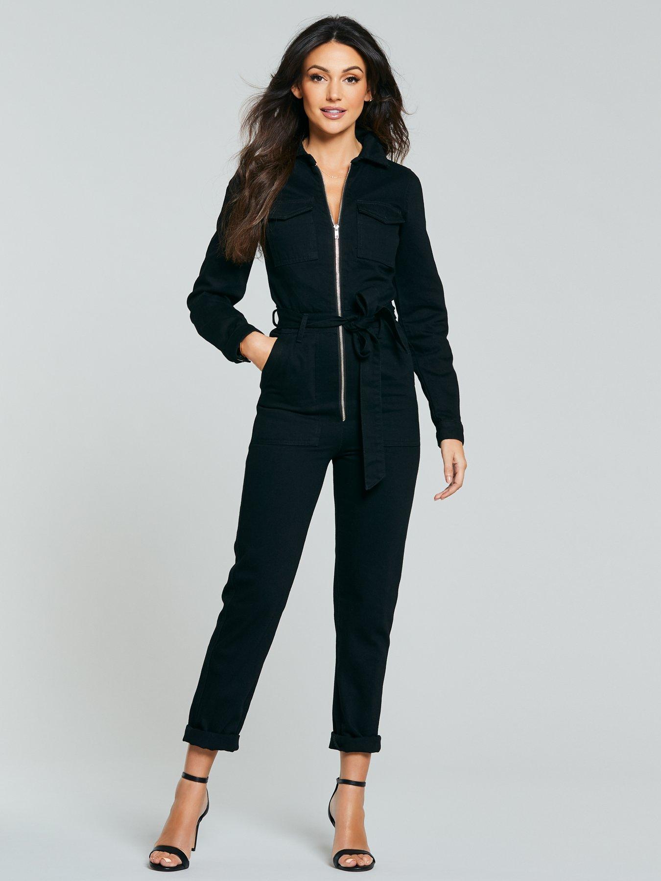 michelle keegan black jumpsuit