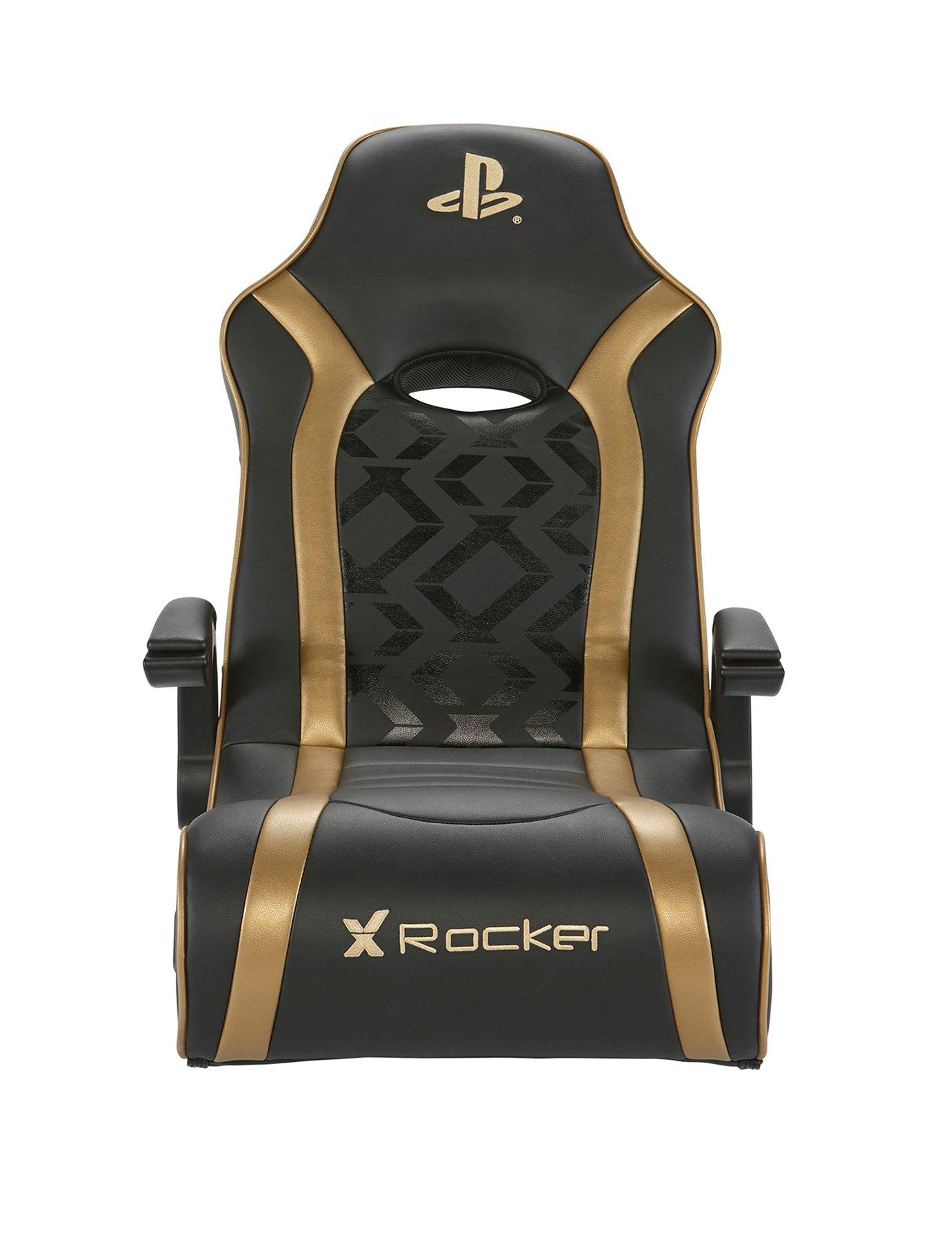 Sony Playstation Gold 2 1 Floor Rocker Gaming Chair