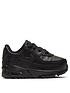 nike-air-max-90-infant-trainers-blackfront