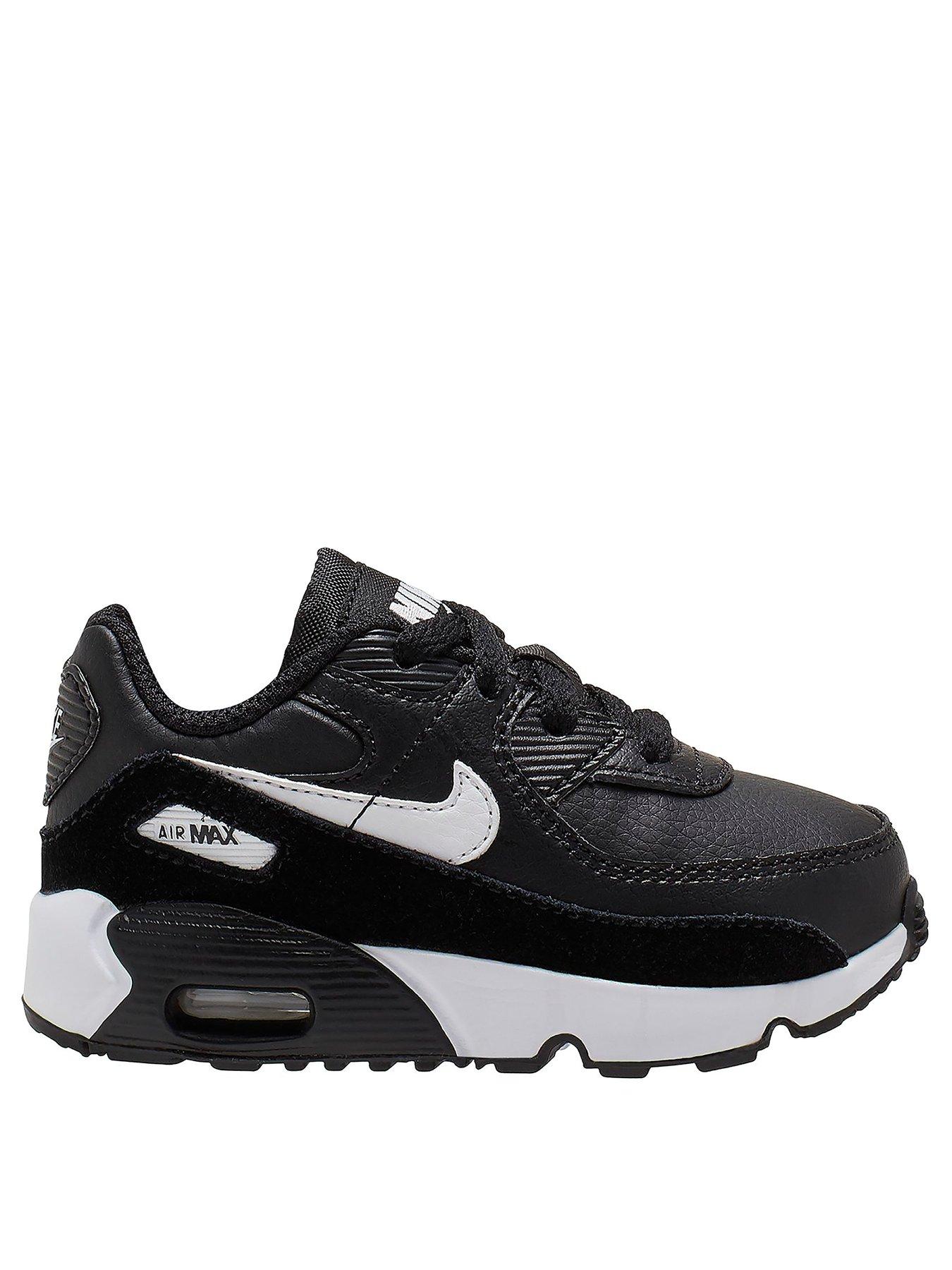 Nike Air Max 90 Infant Trainers - Black 