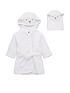 v-by-very-baby-giftingnbspunisex-2-piece-lamb-robe-wash-mitt-set-creamfront
