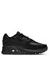 nike-air-max-90-leather-childrens-trainers-blackfront