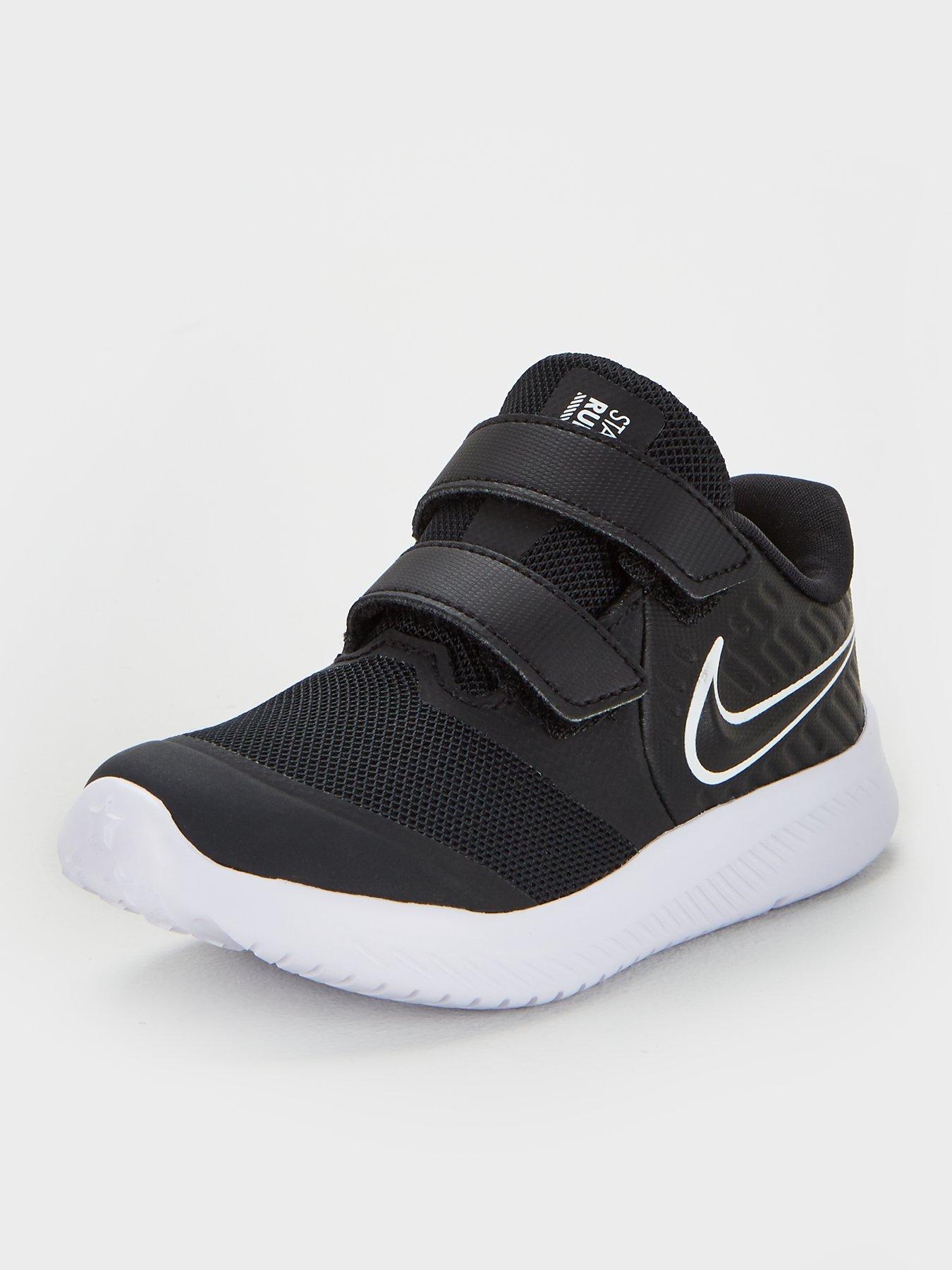 black nike infant trainers