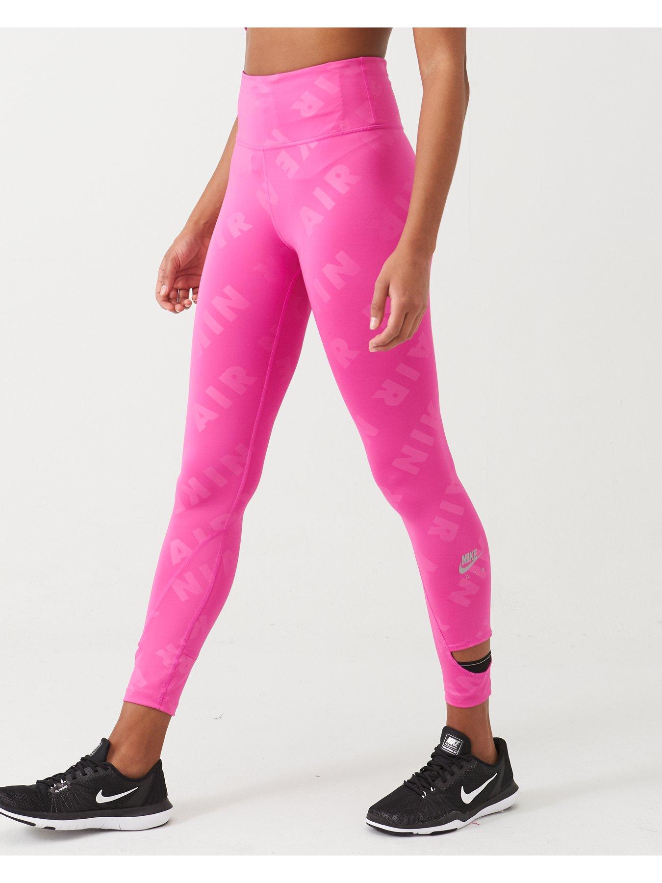 pink nike leggings