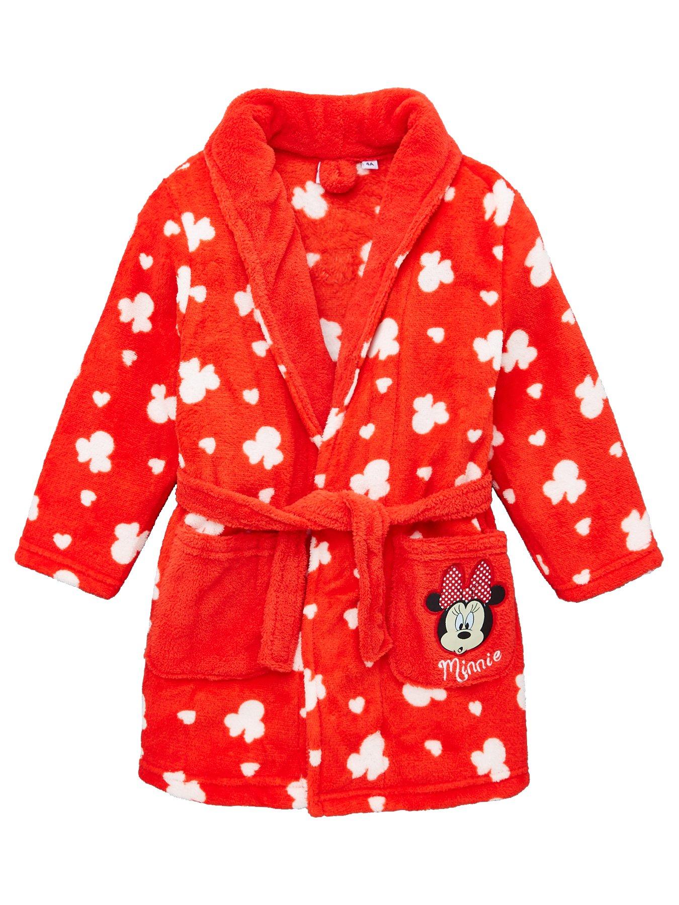 baby red dressing gown