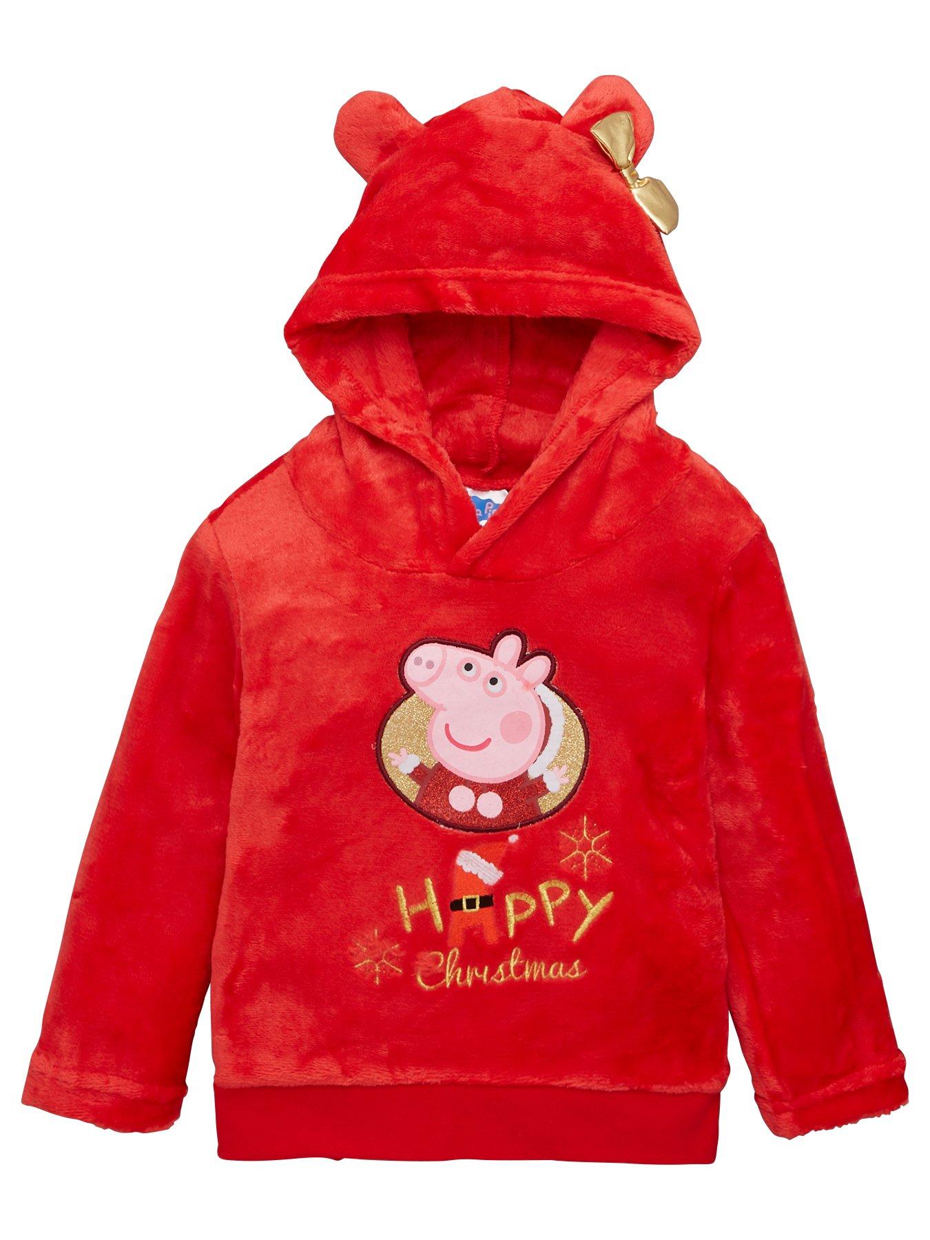 peppa pig hoodie with ears