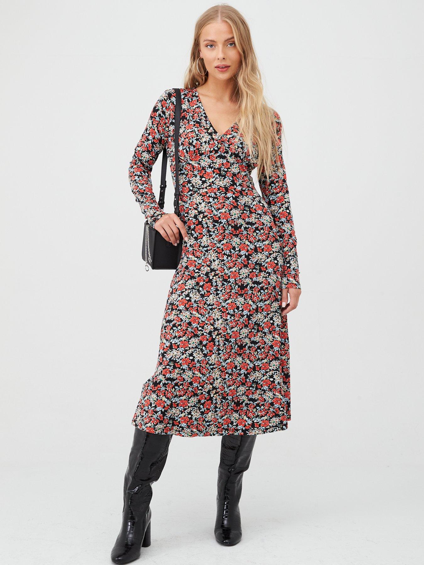 v by very midi dress