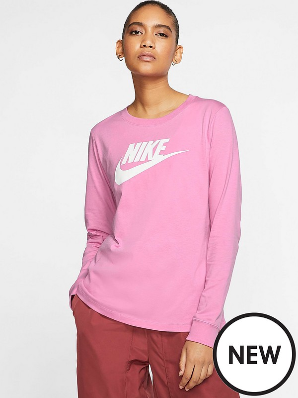 nike essential futura icon long sleeve tee nike essential futura icon long sleeve tee