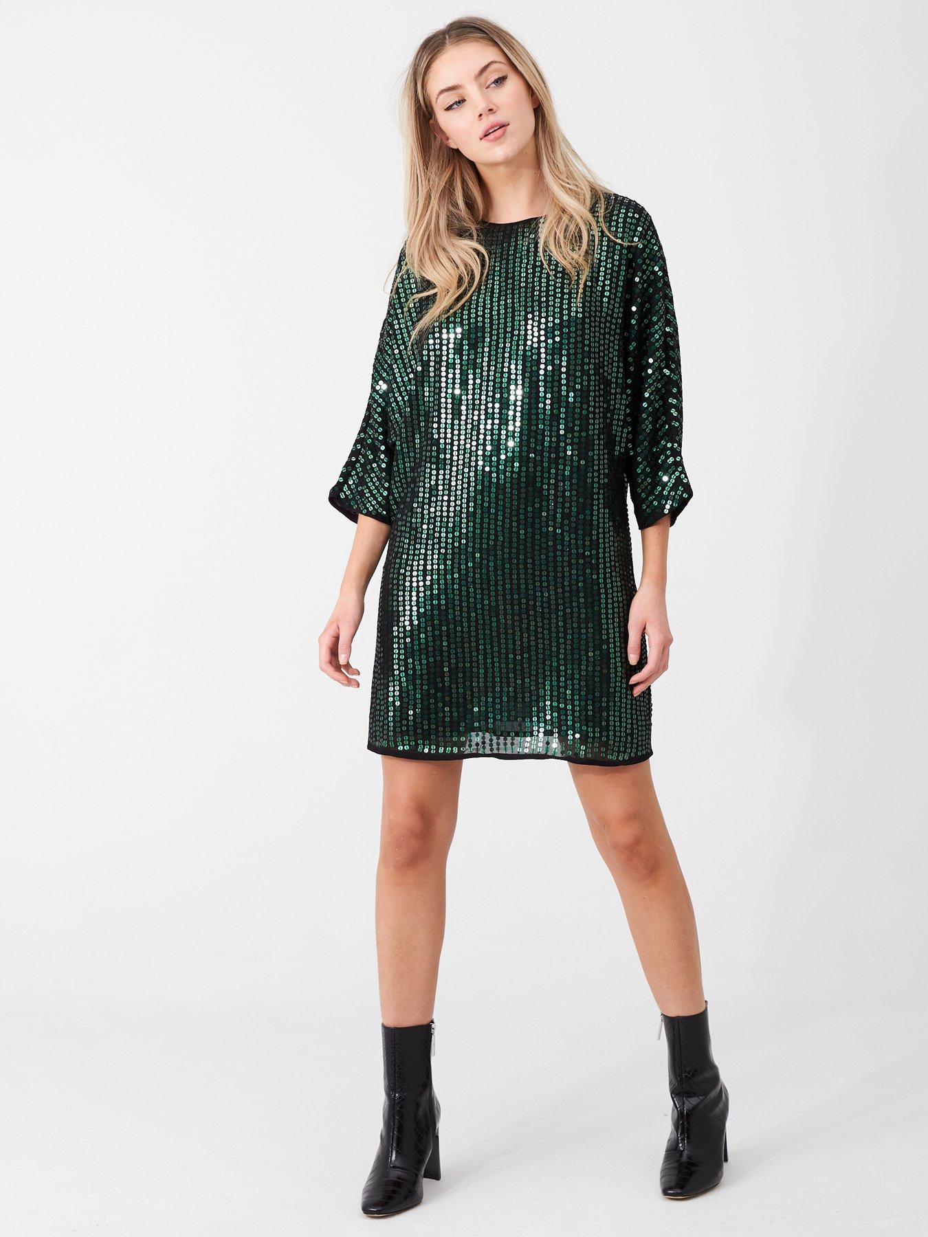 river island sequin dress