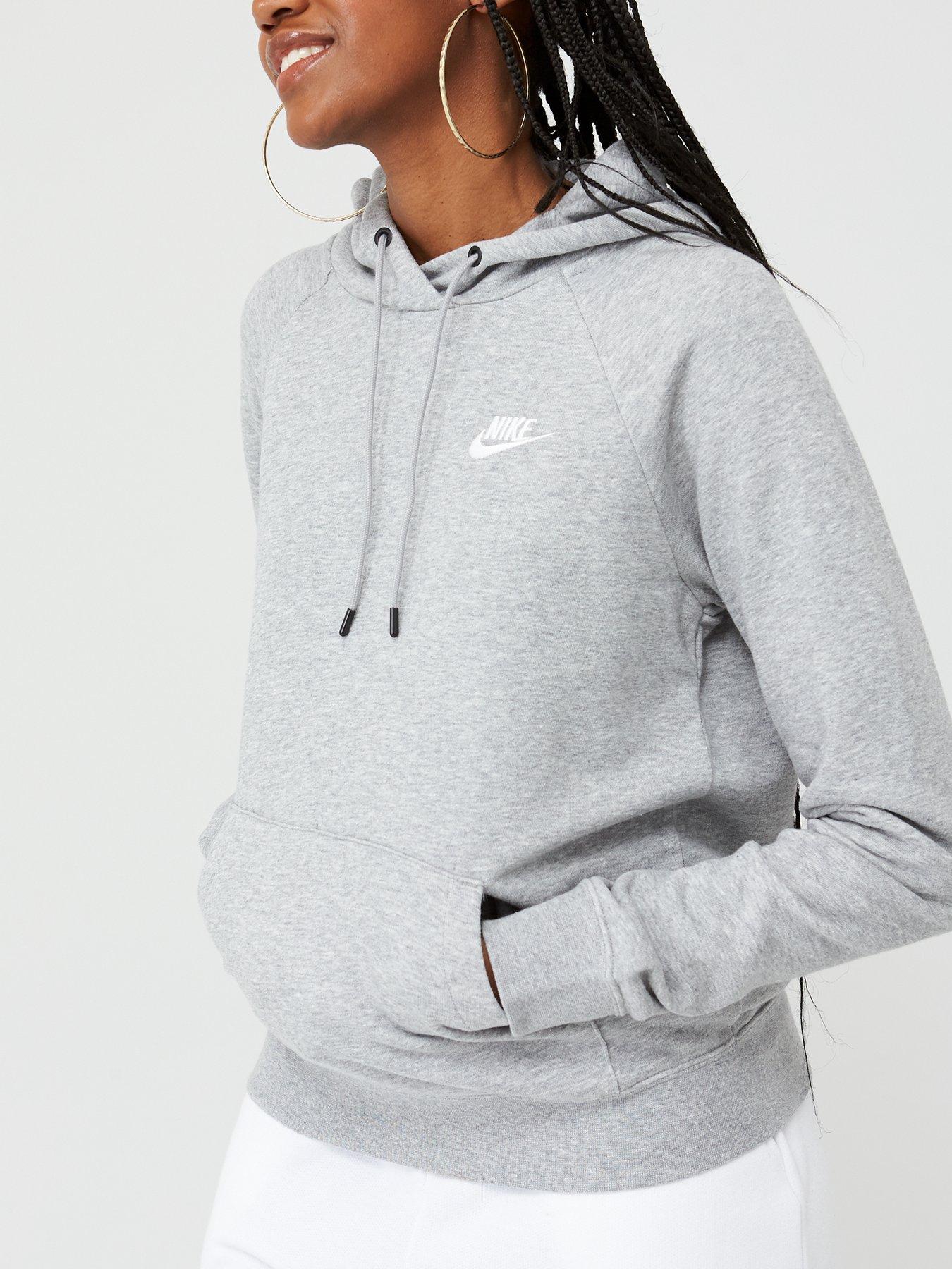 nike grey overhead hoodie