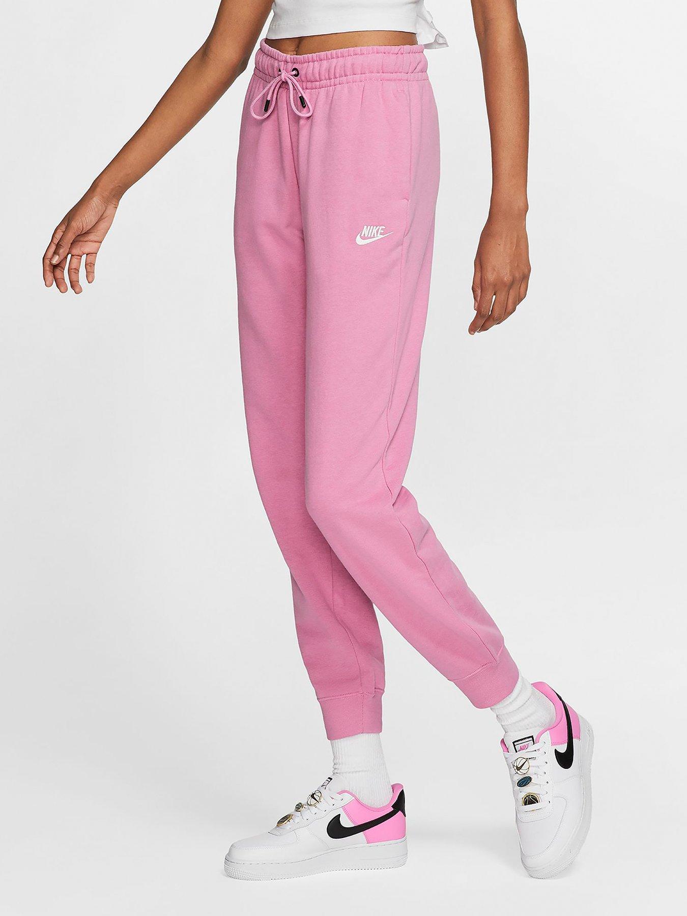 nike hot pink joggers