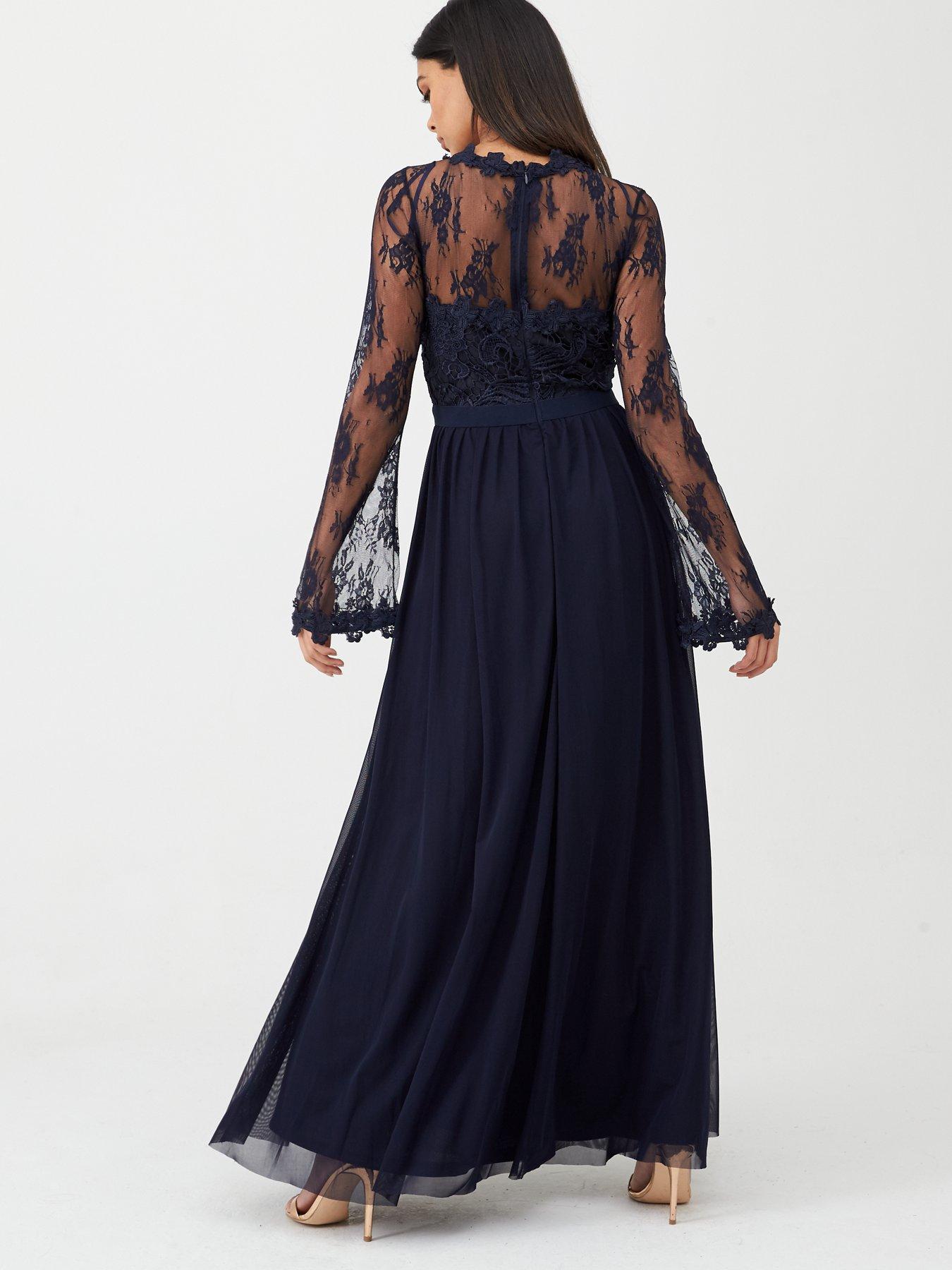 forever unique lace maxi dress