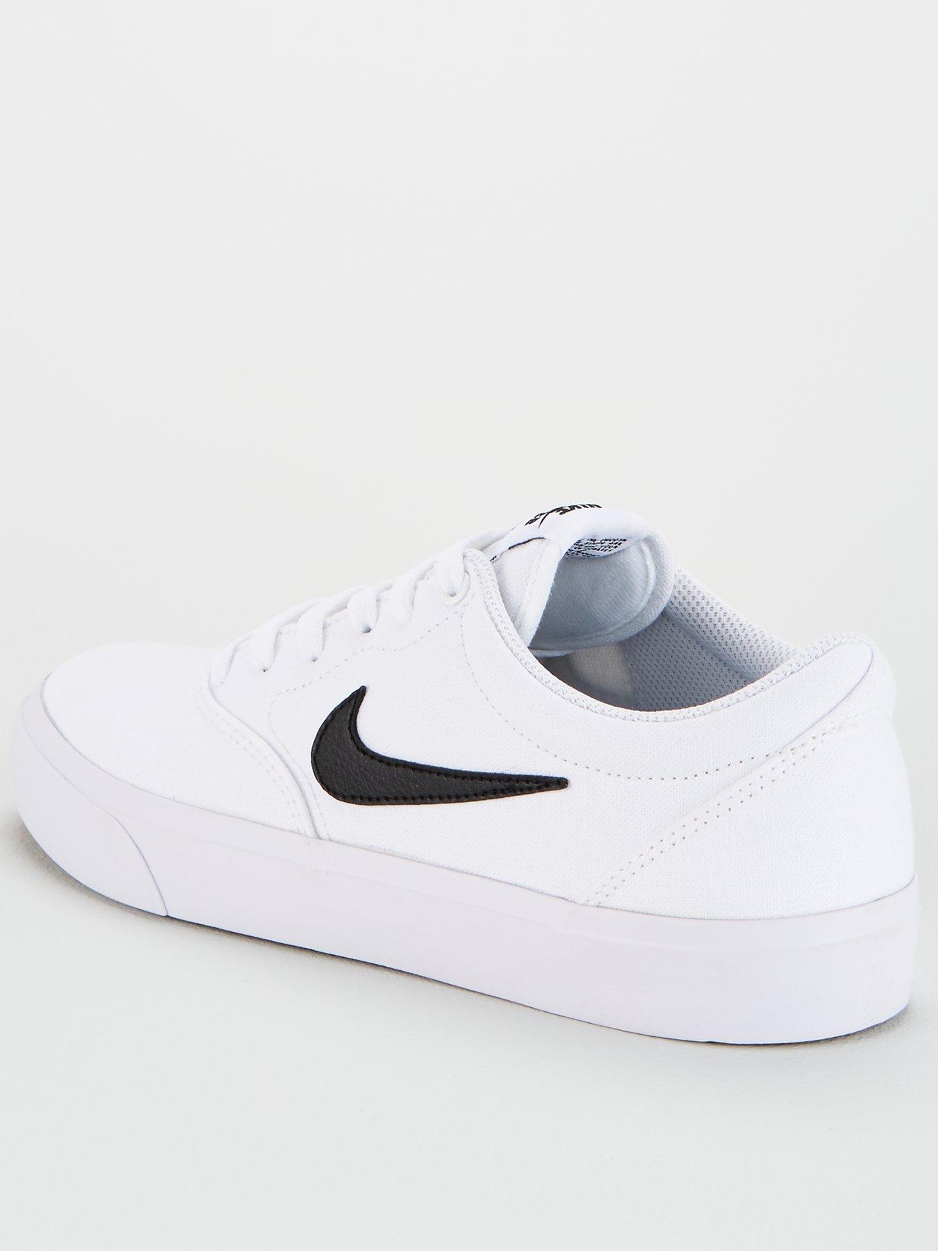 nike sb charge canvas white