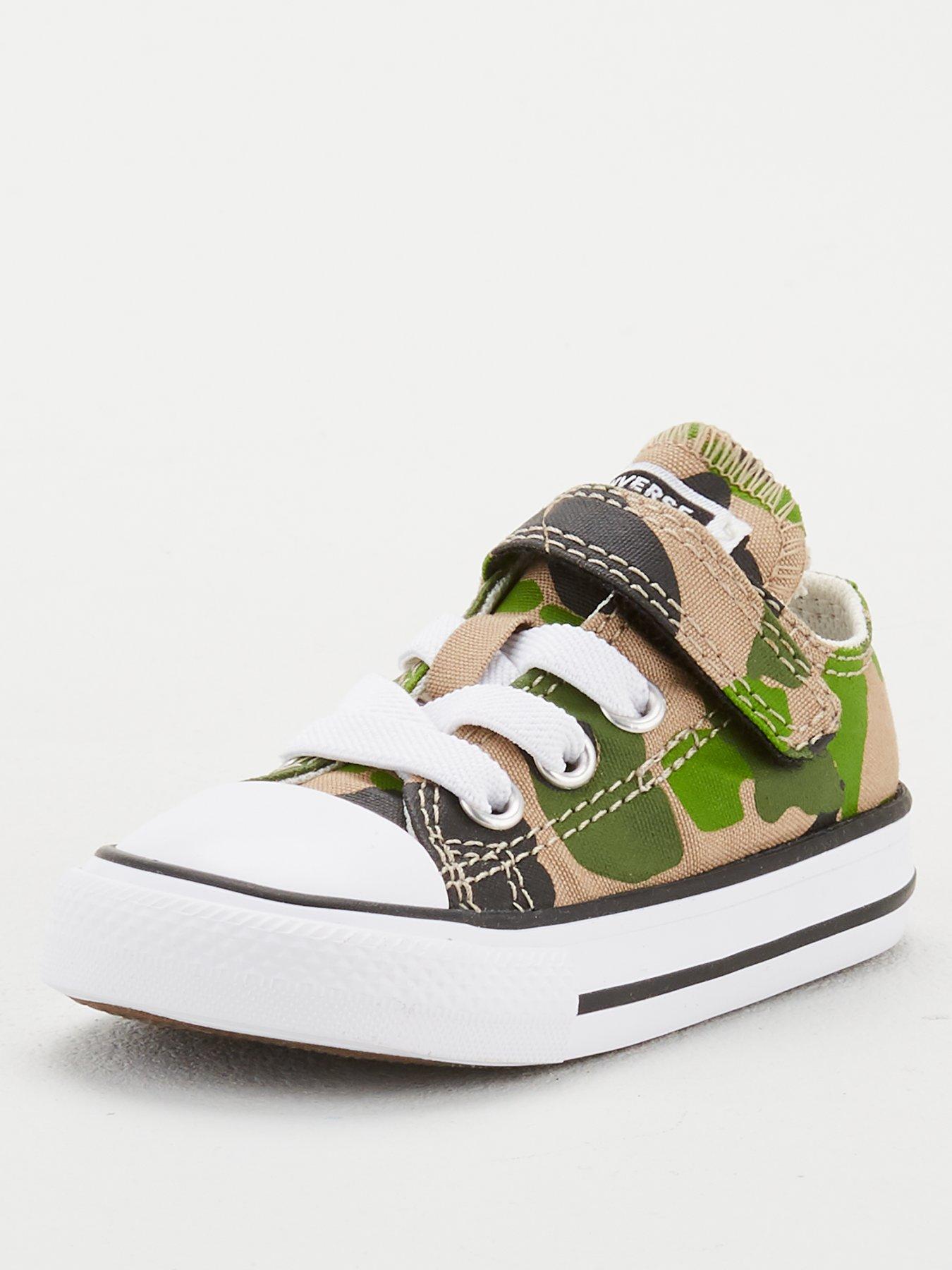 infant khaki trainers