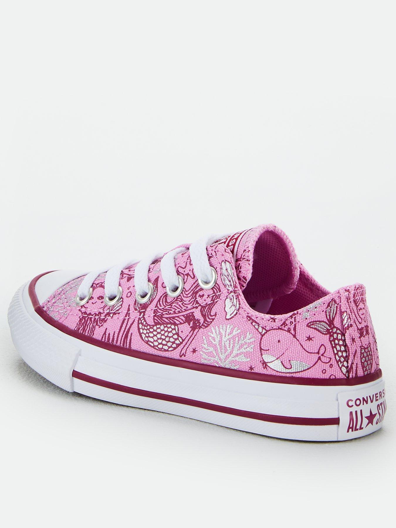 pink mermaid converse