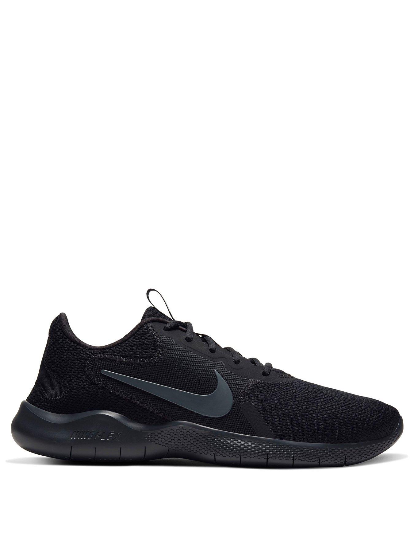 nike running flex experience trainers in black