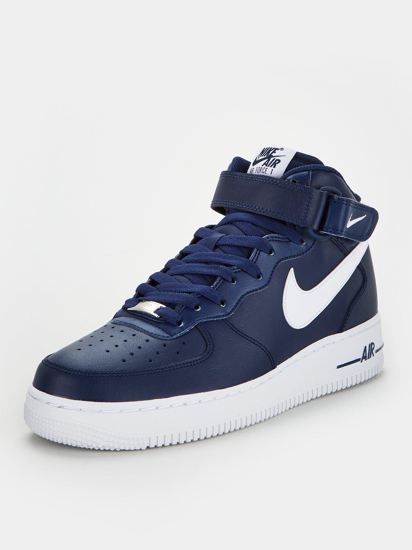 air force 1 navy and white