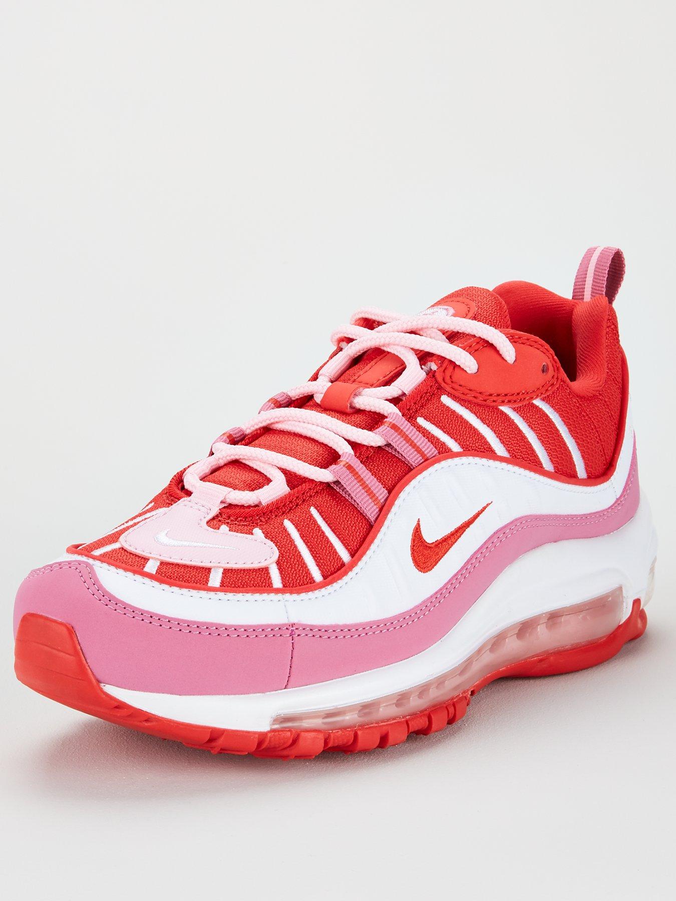 pink and red air max 98