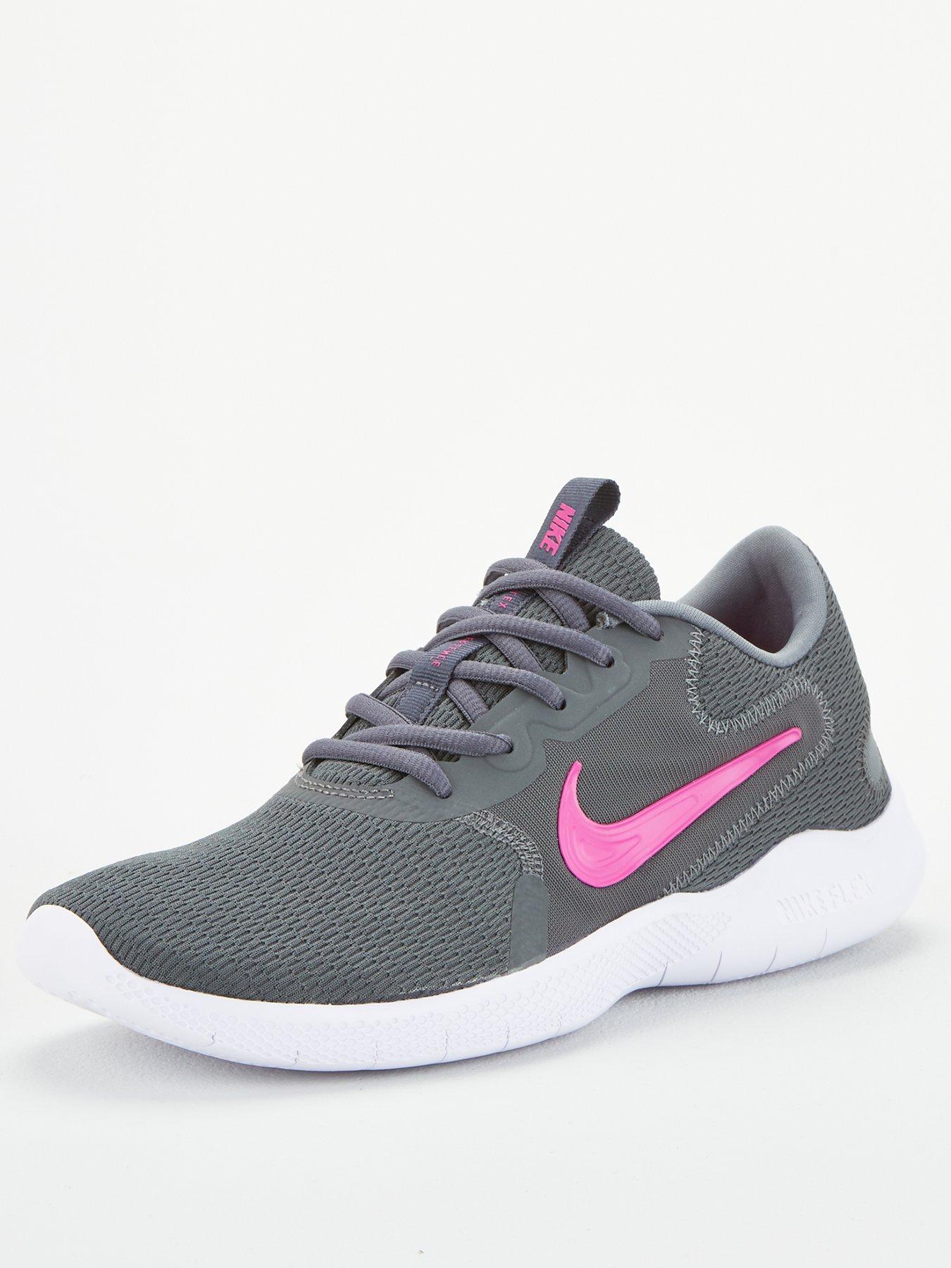 nike flex pink and grey