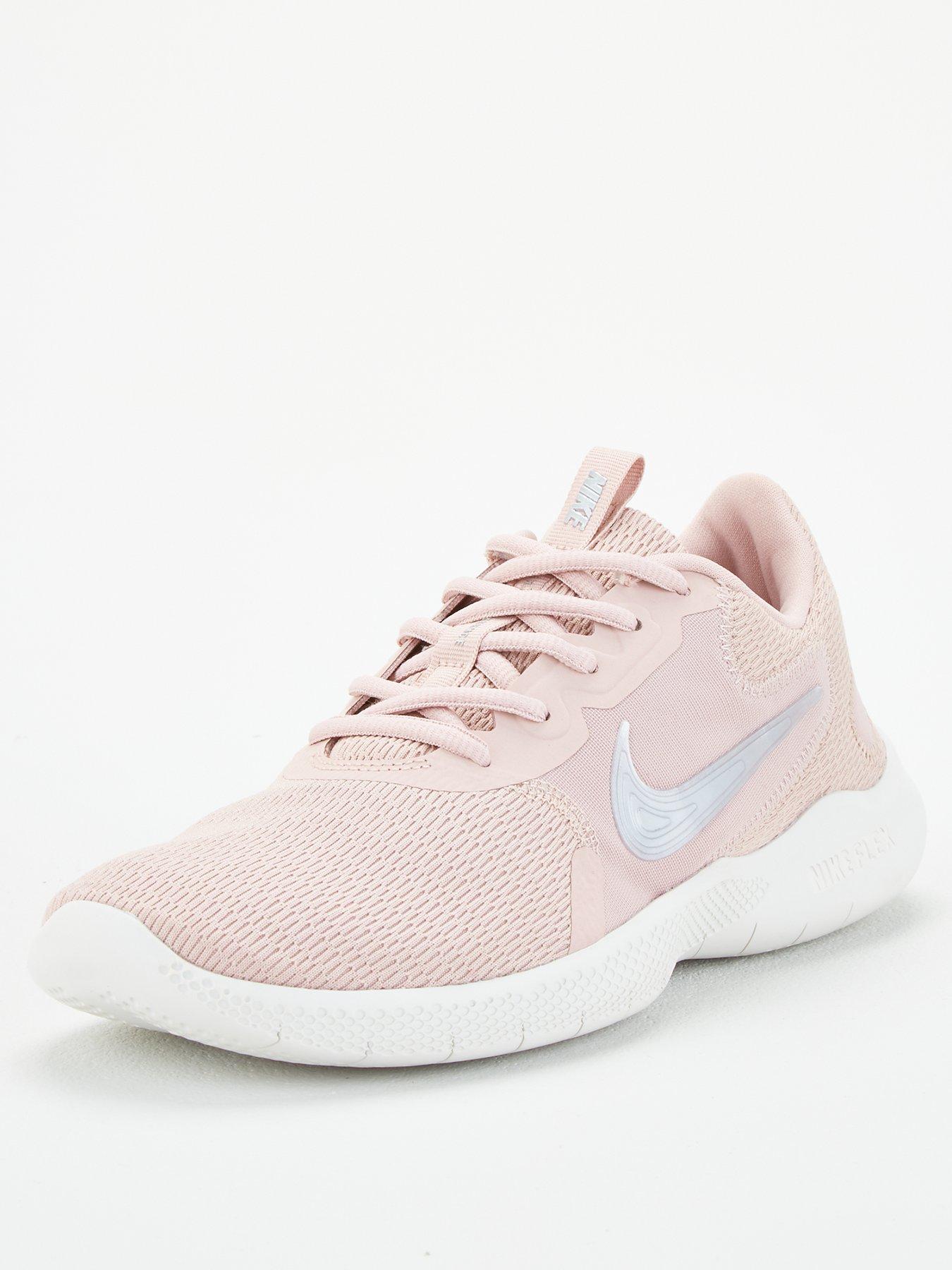 nike flex pink trainers