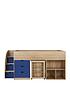 mico-mid-sleeper-bed-with-pull-out-desk-andnbspstorage-oak-effectbluefront