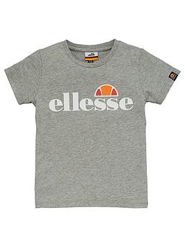 ellesse-younger-boys-malia-short-sleeves-t-shirt-grey