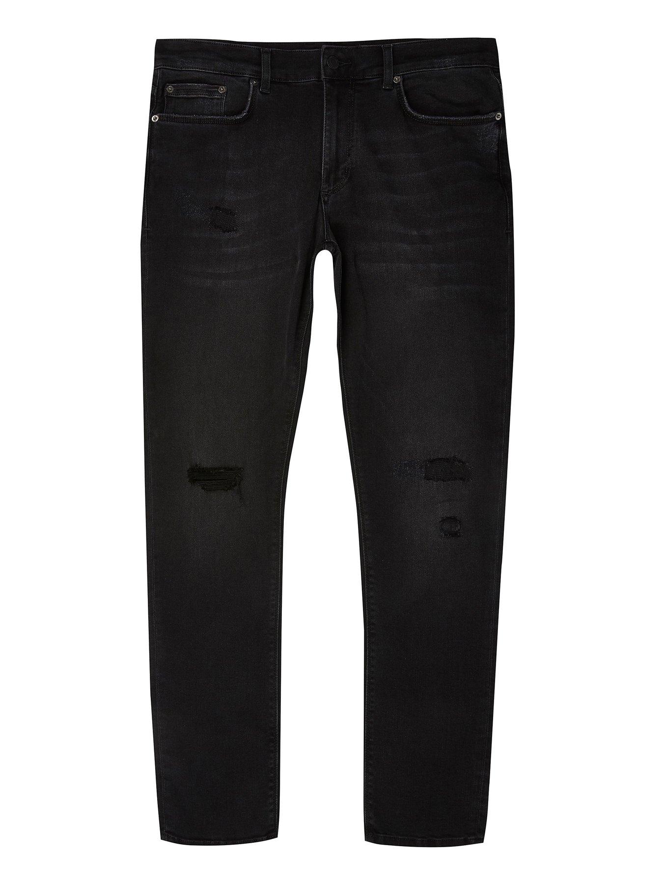 black ripped jeans big and tall