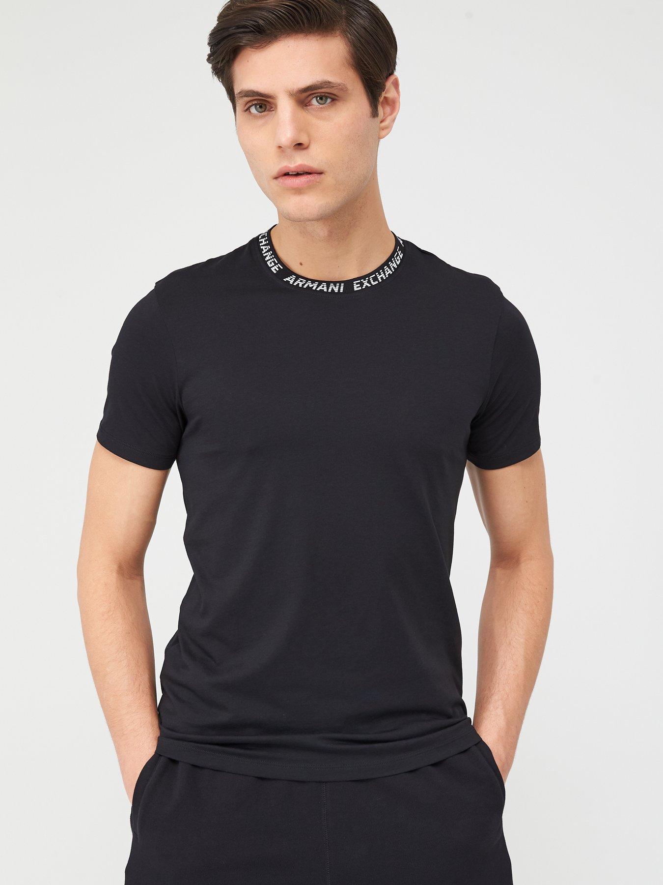 armani exchange collar t shirts