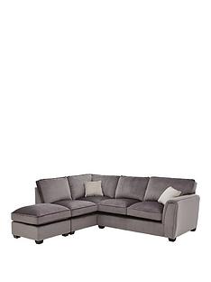 prod1088964248: Odion Fabric Left Hand Corner Chaise Standard Back Sofa with Footstool prod1088964248: Odion Fabric Left Hand Corner Chaise Standard Back Sofa with Footstool