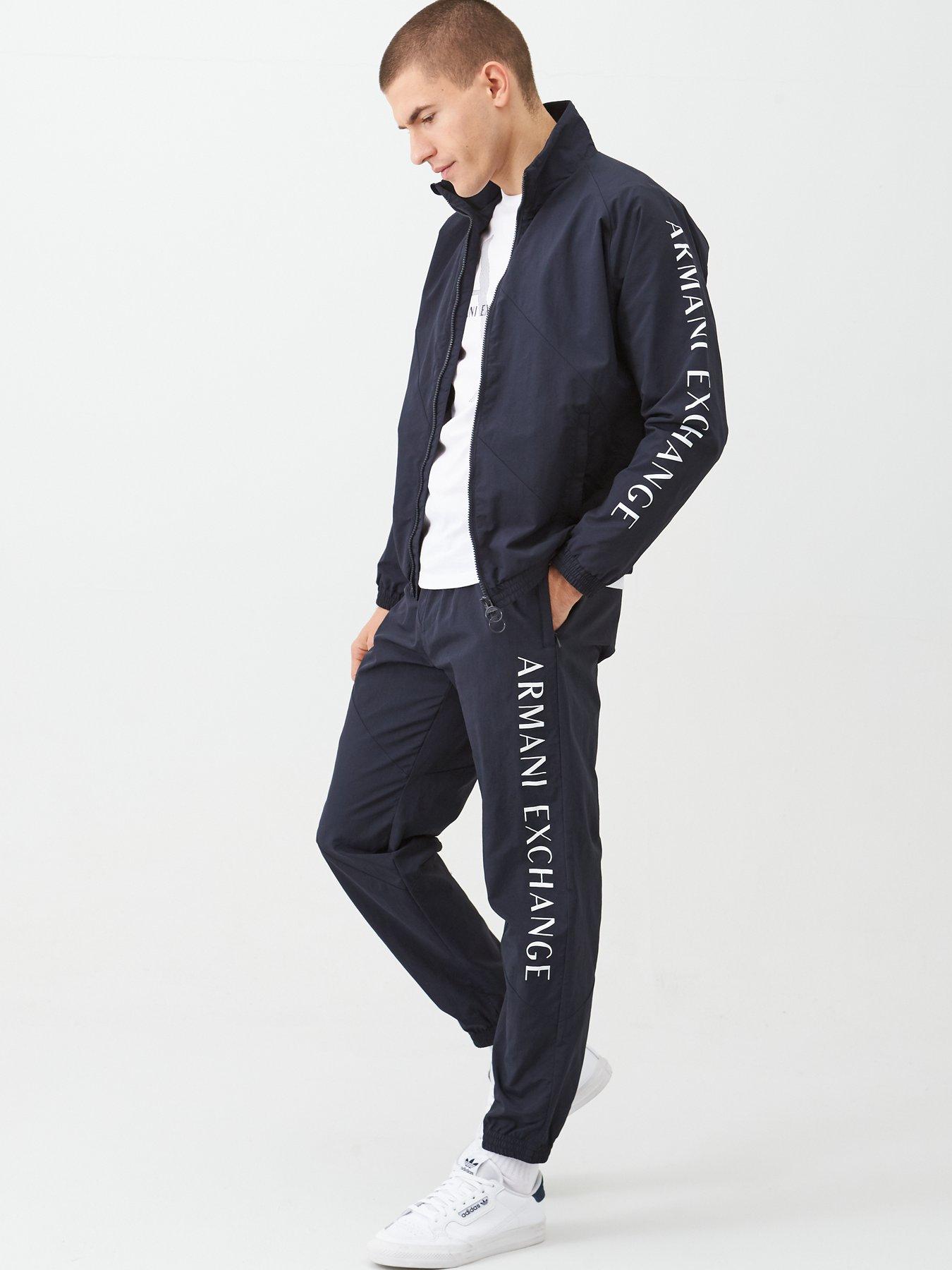 armani exchange jogger suit