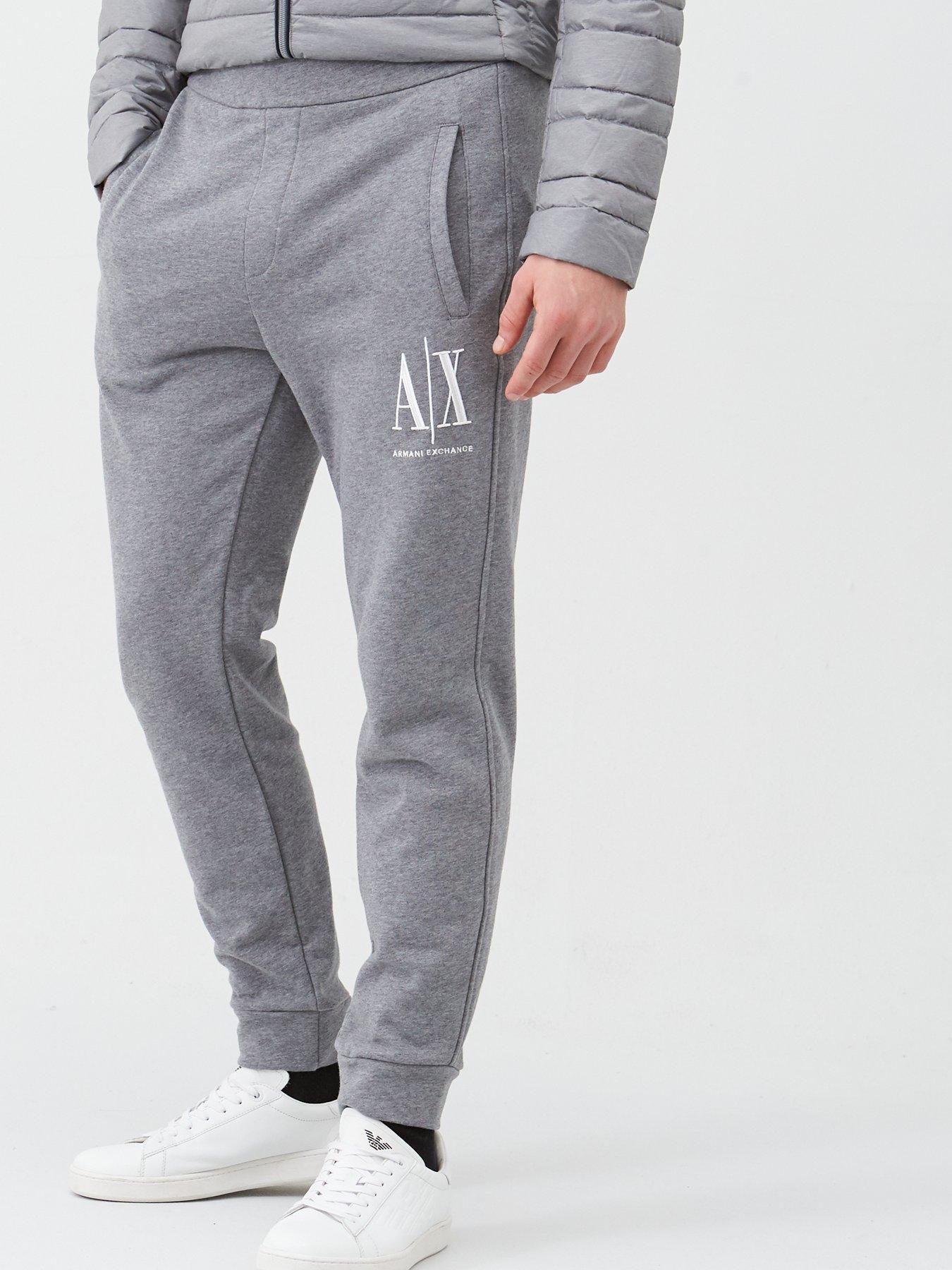 grey armani exchange tracksuit