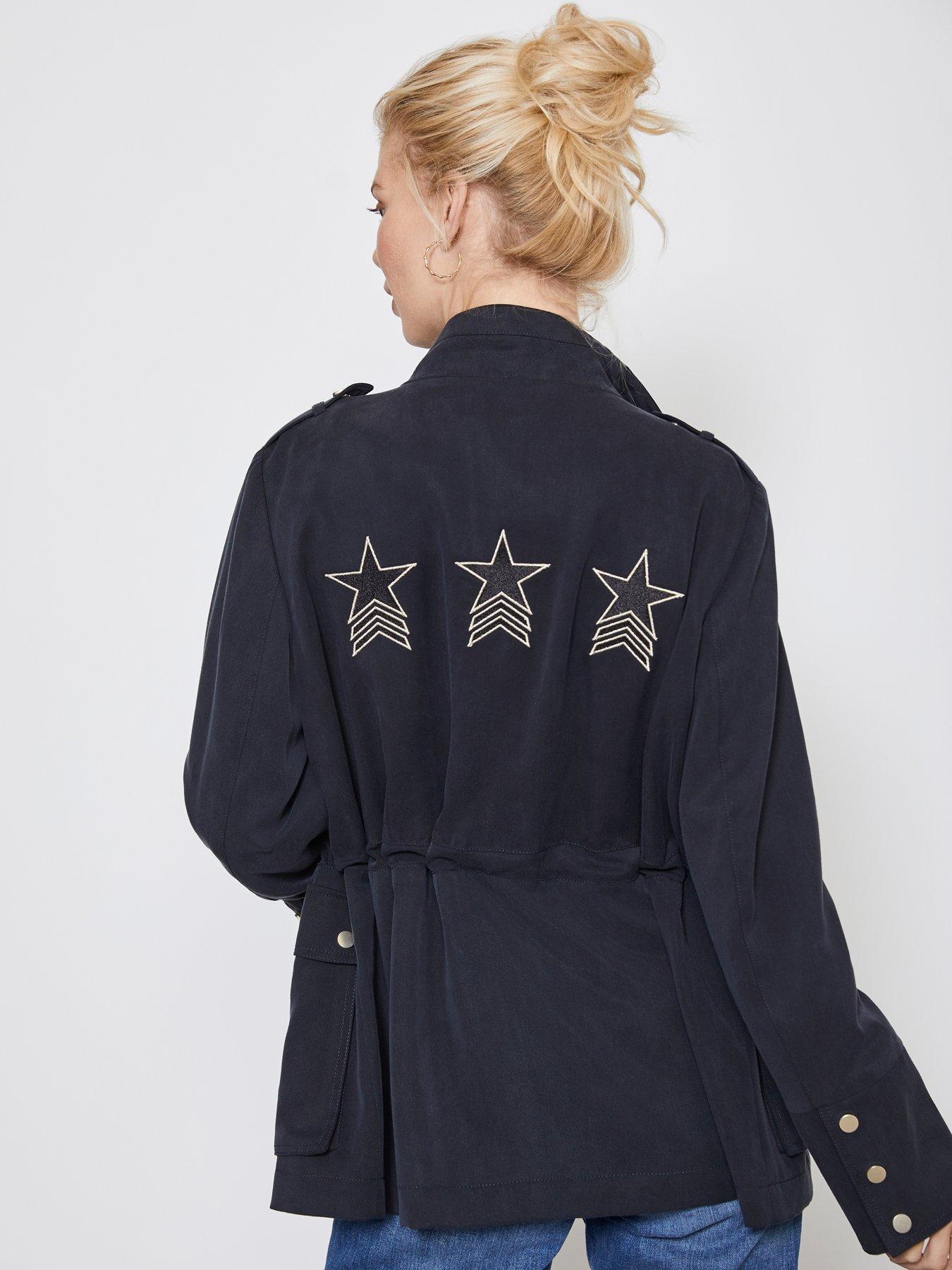 mint velvet star hoodie