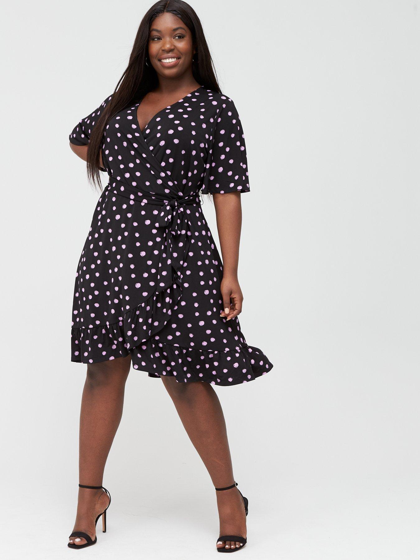 plus size burberry print dress