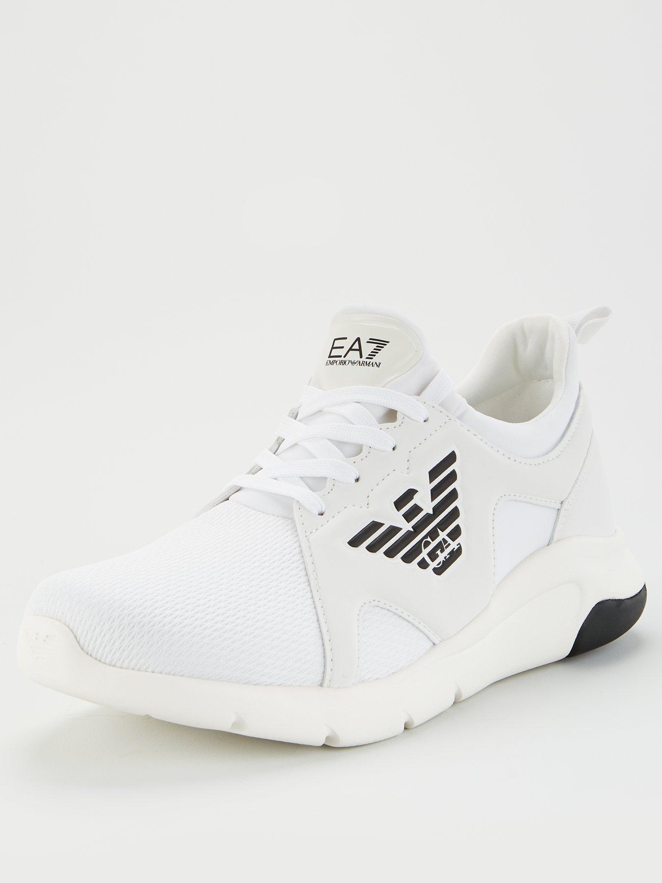 emporio armani white trainers