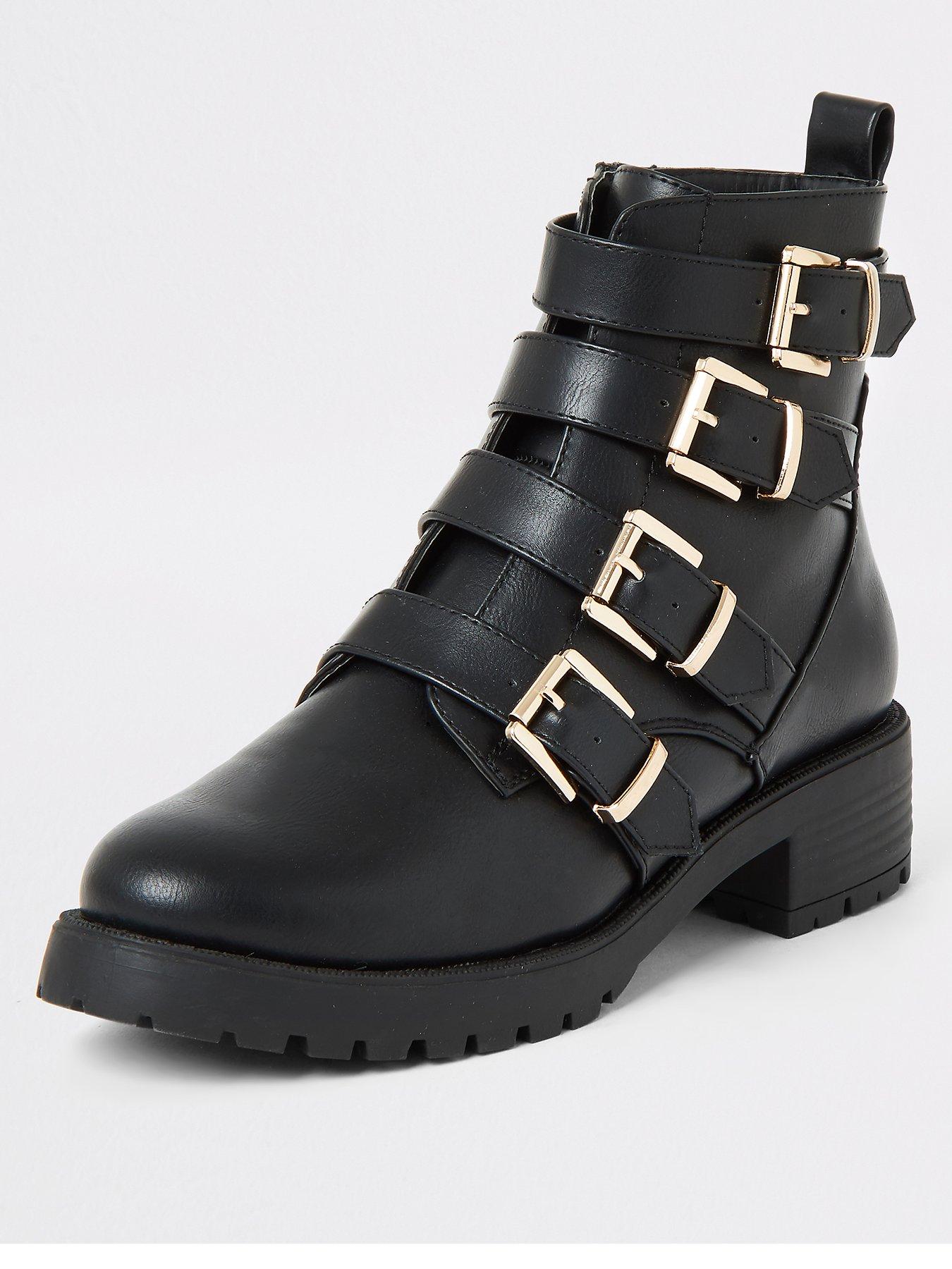 river island buckle boots