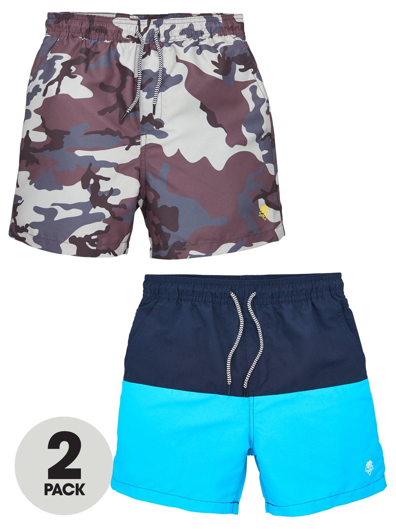 kattyy1 Kids Beachwear Slim Fit Solid Board Swimming Trunks Shorts