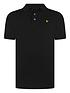 lyle-scott-boys-classic-short-sleeve-polo-shirt-blackfront