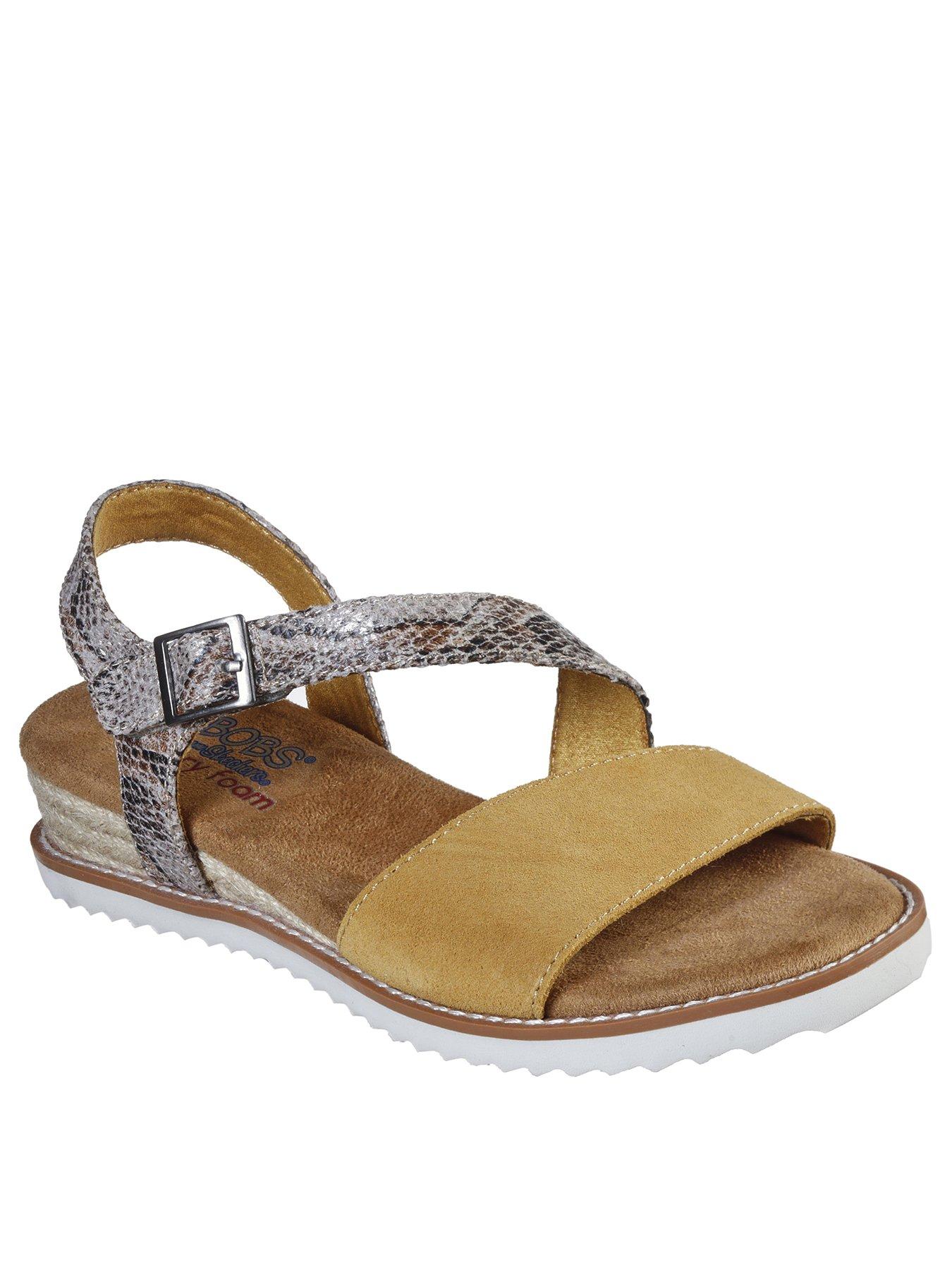 skechers yellow sandals