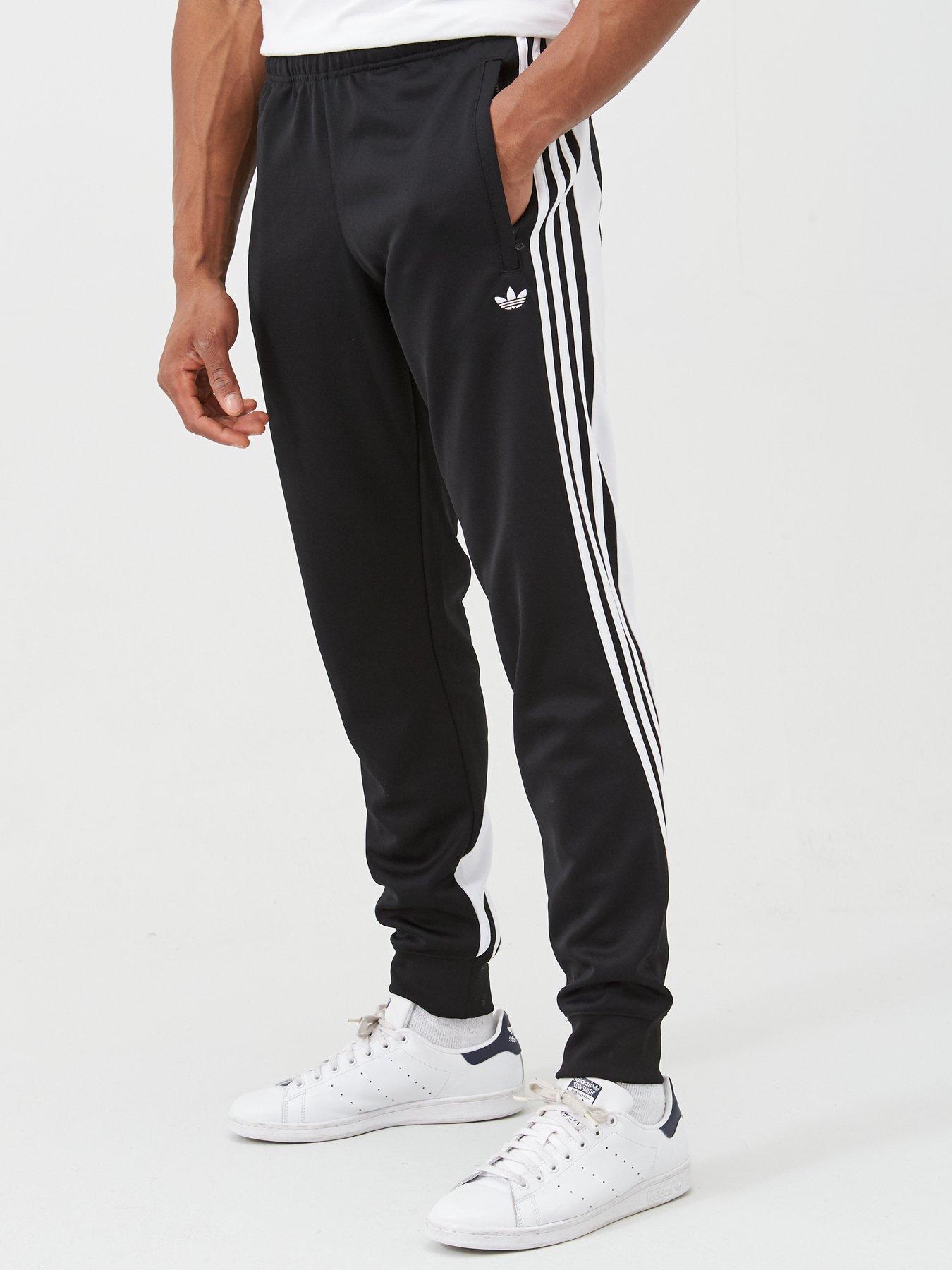 adidas 3 stripe track pants